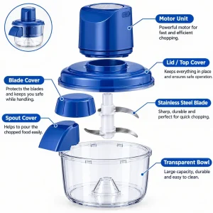 Rechargeable Electric Vegetable & Fruit Peeler - Image 6